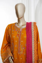 Bin Saeed Stitched 3pc Luxury Embroidered Jacquard Collection - 2026 (D-08)
