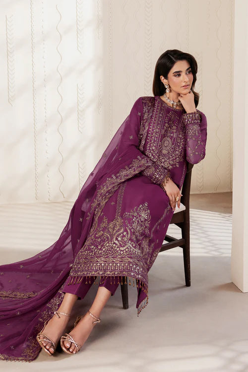 Bayaan by Zarif | Unstitched Formal Chiffon Collection - 2026 (SWABI)