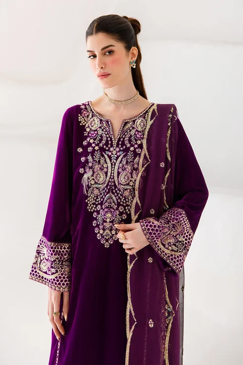 The Velvet Affair by Emaan Adeel | Unstitched Formal Embroidered Collection'26 (MAELLE)