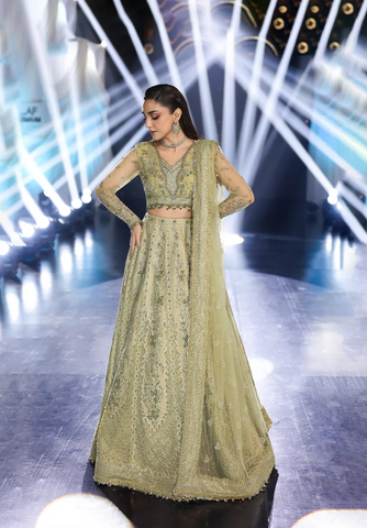 Stardom by Elaf - Unstitched Formal Handwork - 2025 ESH-07 MINT MAJESTY