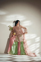 Vera Unstitched Embroidered Festive Formal Collection'26 (Blush Pink Shirt Set)