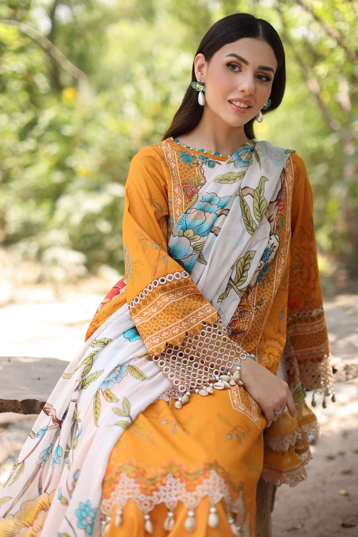 Infinity by Charizma | Unstitched Embroidered Lawn Collection - 2026 (IN6-09)