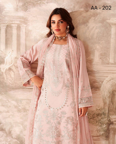 Aangan by Ramsha | Unstitched Rawsilk Vol-II Collection - 2025 AA-202