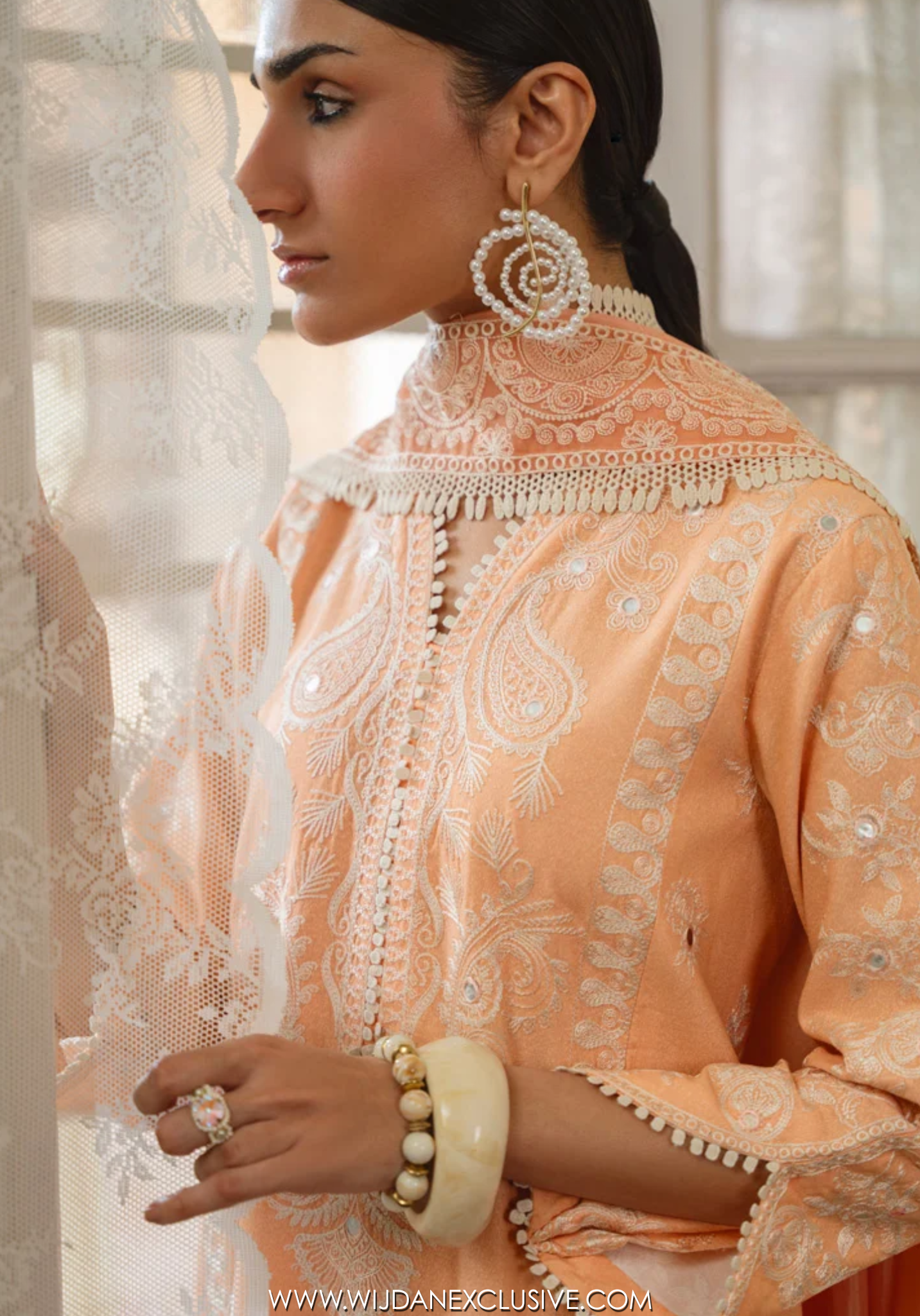Izel by Marjjan | Unstitched Karandi Embroidered Collection - 2026 (MSK-04-B)
