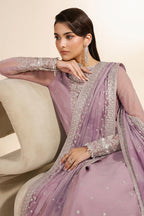 Meraki by Zarif | Unstitched Embroidered Chiffon Formal Collection - 2026 (NAHLA)