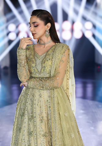 Stardom by Elaf - Unstitched Formal Handwork - 2025 ESH-07 MINT MAJESTY