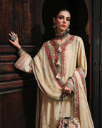Nuvera by Mushq | Unstitched Embroidered Raw Silk Formal Collection'26 (CARDINAL GEM)