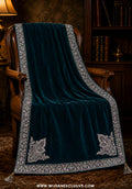 The Atelier by Zuri | Velvet Embroidered Women’s Shawls Collection'26 (D-04)