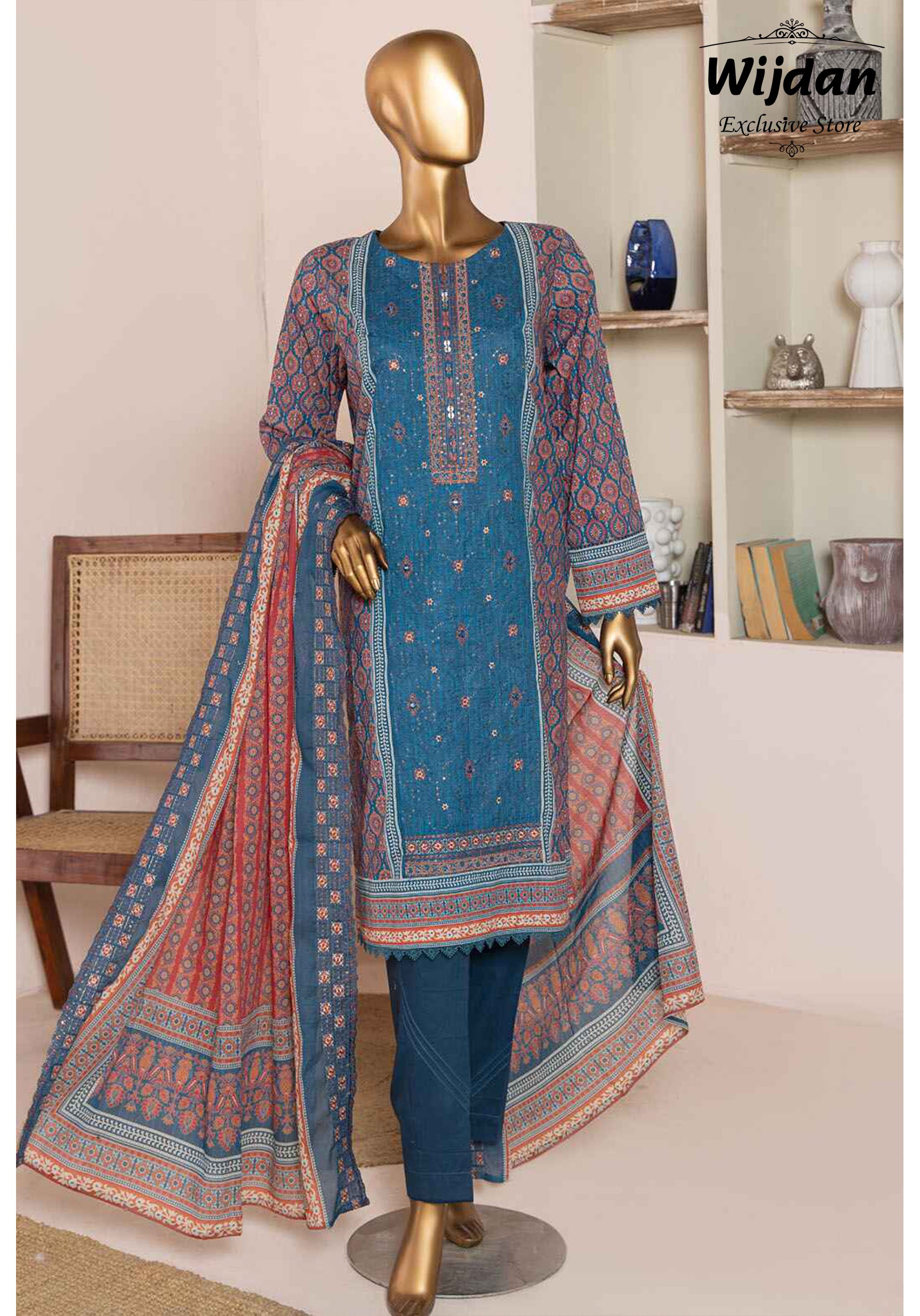 HZ Premium Embroidered Cutwork Lawn Collection Vol-01 PEC-949