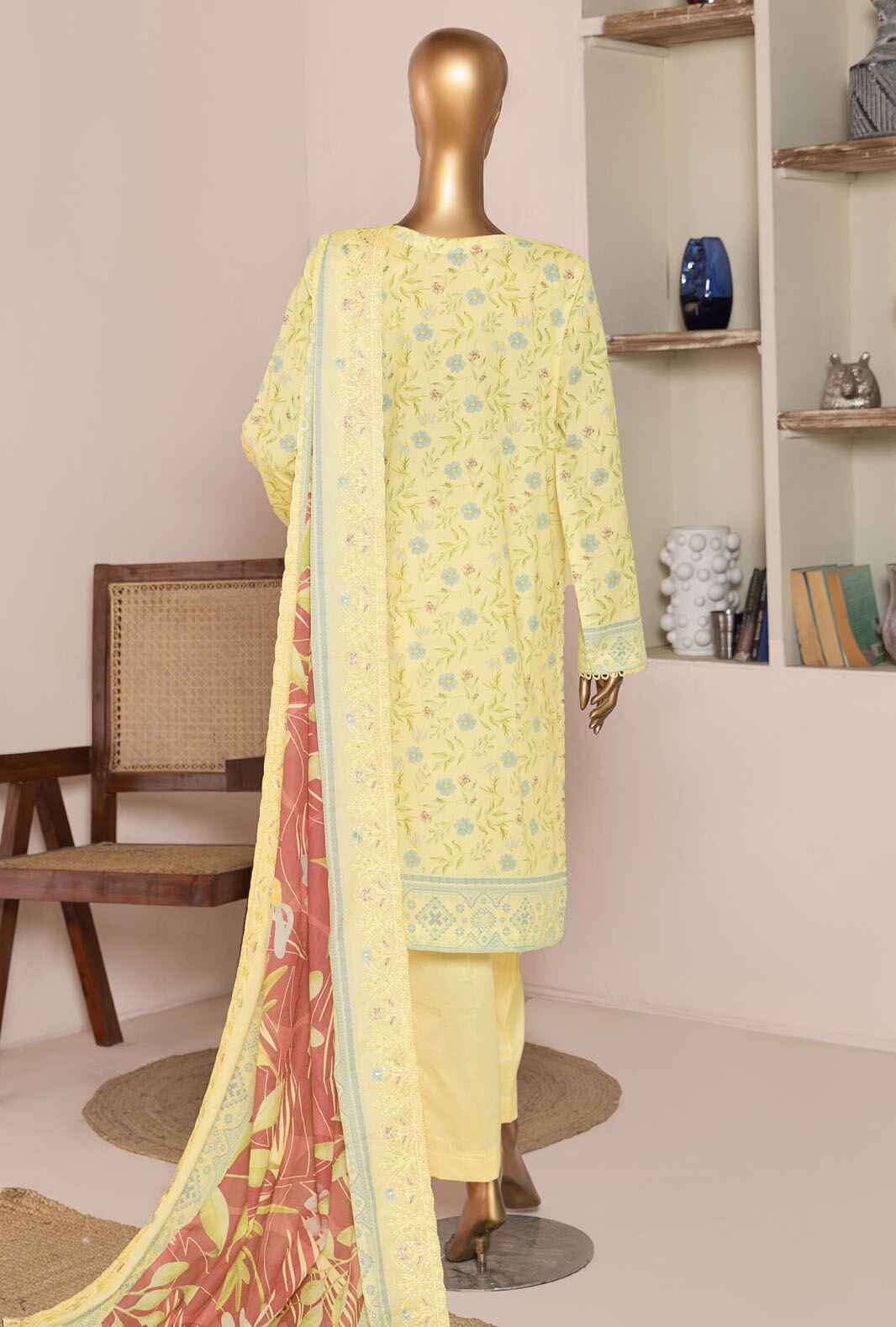 HZ Premium Embroidered Cutwork Lawn Collection Vol-01 PEC-953