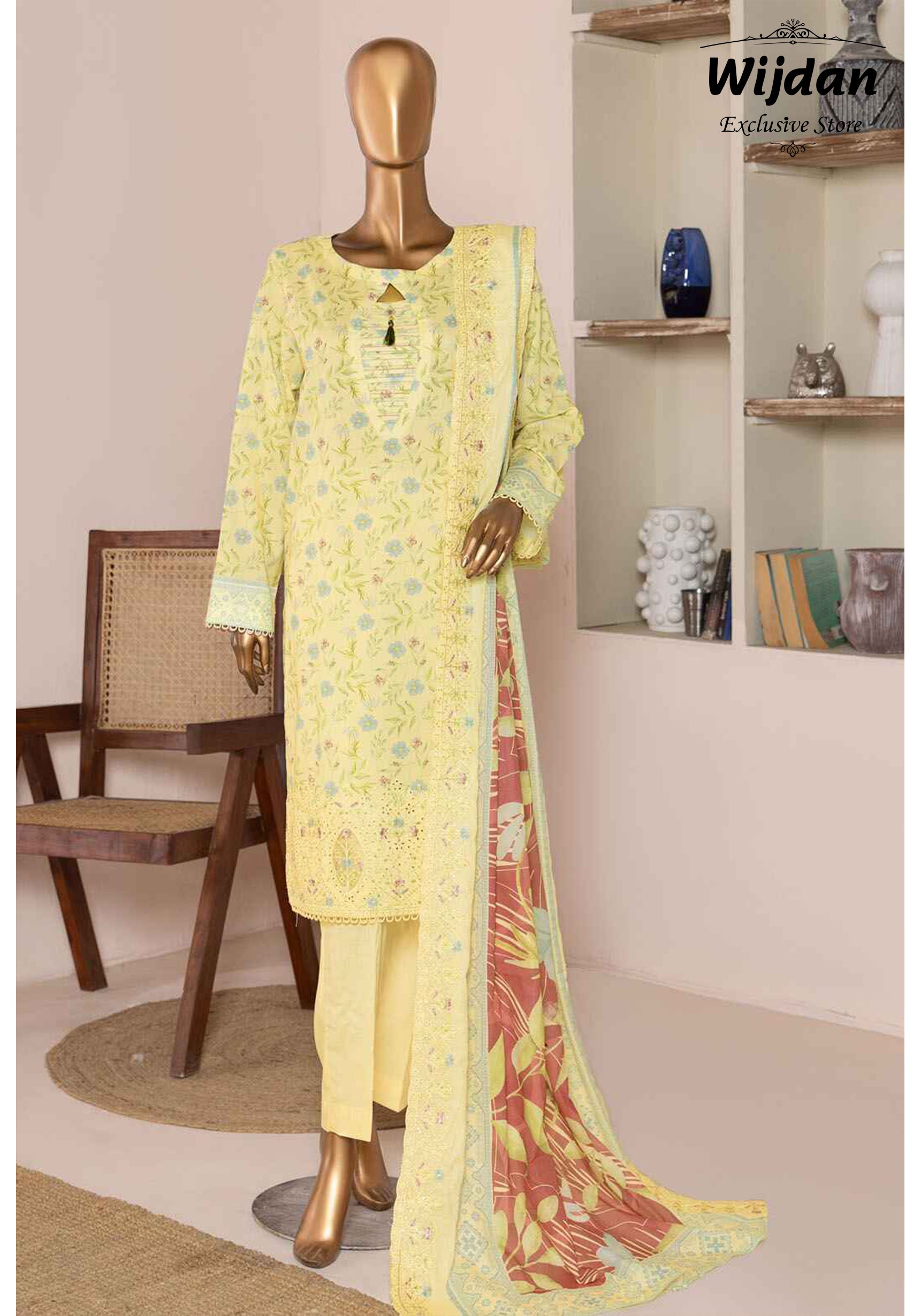 HZ Premium Embroidered Cutwork Lawn Collection Vol-01 PEC-953