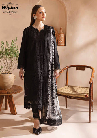 Koyal Monochrome Embroidered Lawn Collection'24 by Nureh NE-96