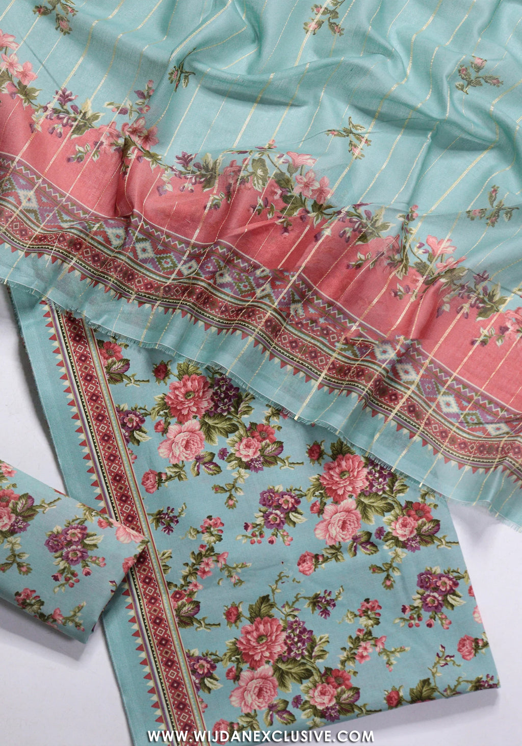 Bin Saeed Unstitched Printed Lawn Vol-II Collection - 2026 (BLUE)