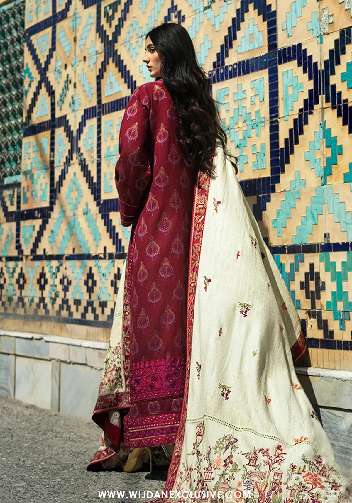 Broadway by Mushq | Unstitched Embroidered Viscose Collection'26 (CELESTIAL QUEEN)