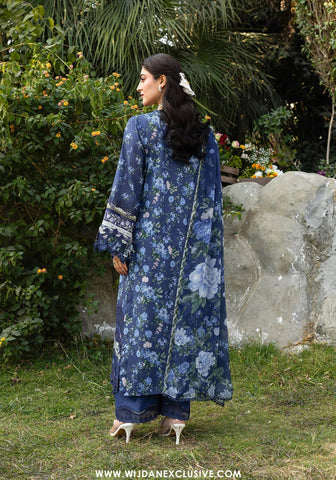 Elaf Chikankari Unstitched Print Collection - 2026 ERC-3B NEEL