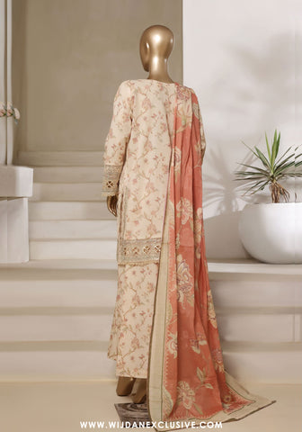 Sadabahar Signature Stitched Festive Embroidered Lawn - 2025 Vol-02 Skin