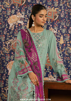 Mashaal by Ramsha | Unstitched Luxury Lawn Vol-16 Collection - 2026 (D-09)