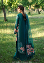 Afrozeh Unstitched Luxury Embroidered A-Lawn Edit'26 (DALIYA)