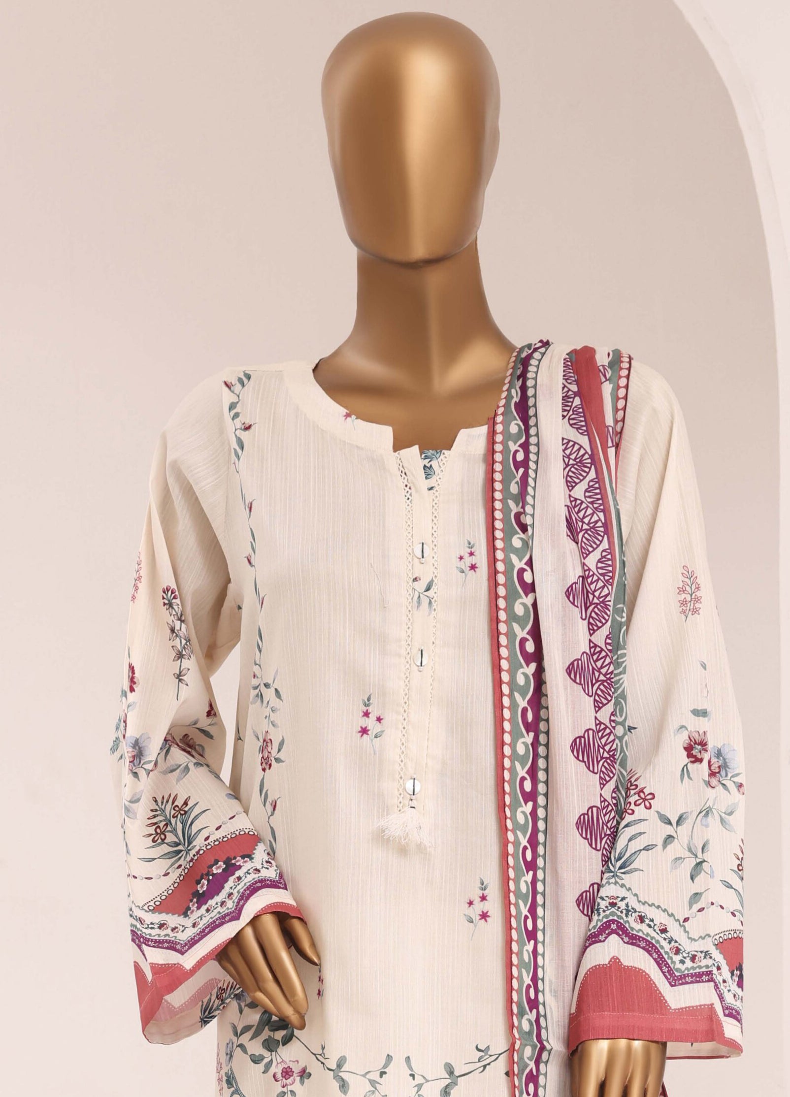 Sadabahar Stitched Printed Lawn Vol-10 Collection – 2026 (D-09)