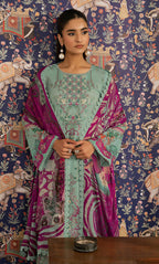 Mashaal by Ramsha | Unstitched Luxury Lawn Vol-16 Collection - 2026 (D-09)