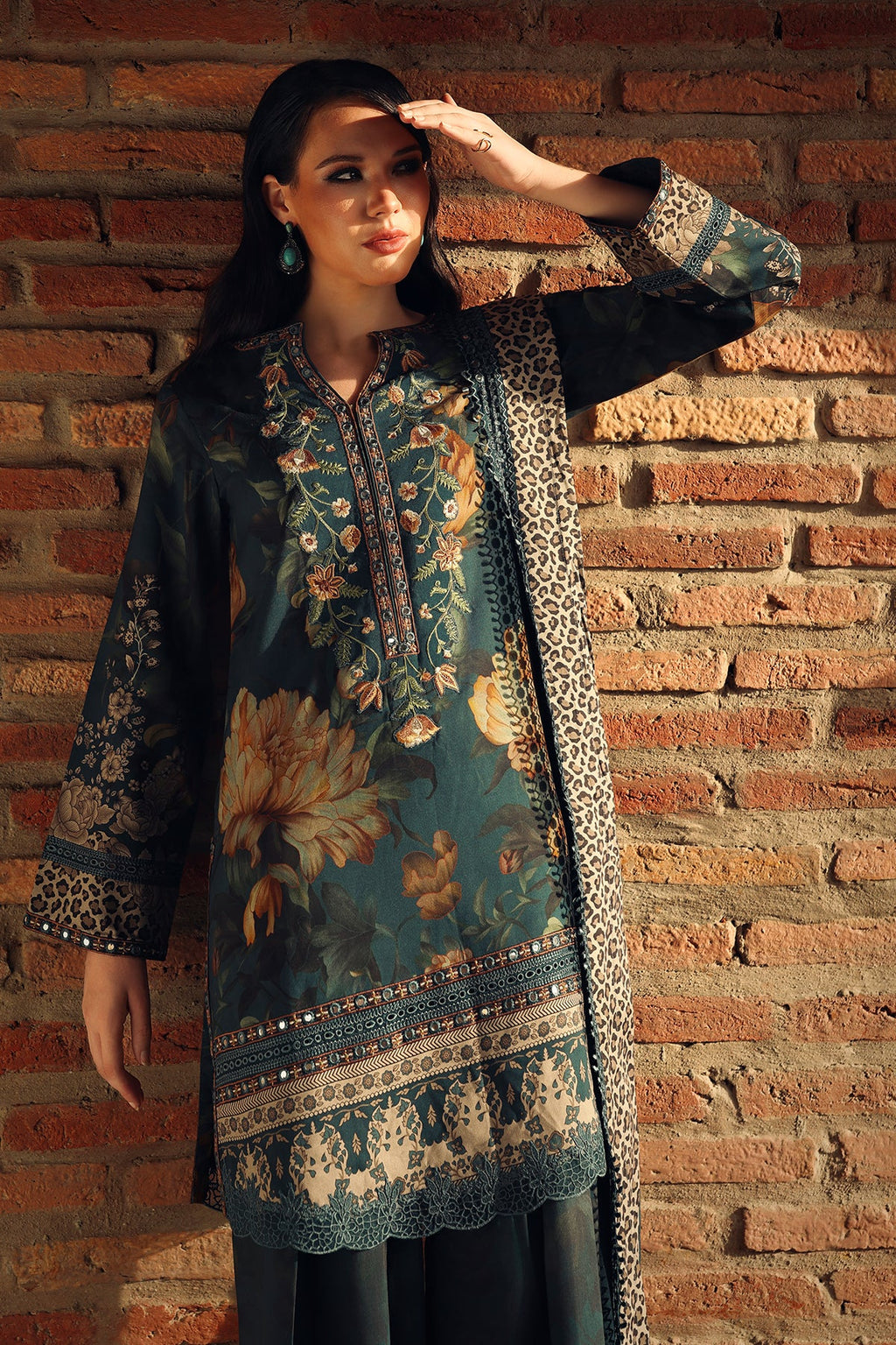 Combination by Charizma | Unstitched Embroidered Linen Collection - 2026 (CCW7-09)