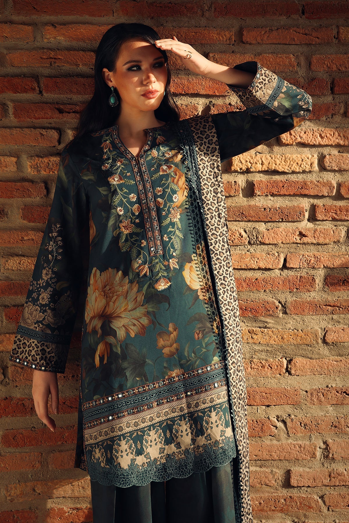 Combination by Charizma | Unstitched Embroidered Linen Collection - 2026 (CCW7-09)