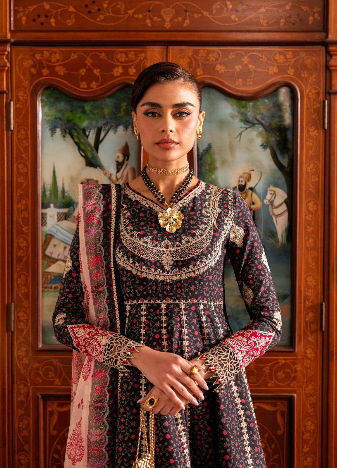Shahkaar by Jazmin | Unstitched Luxury Eid Lawn S'S - 2026 (D-09)