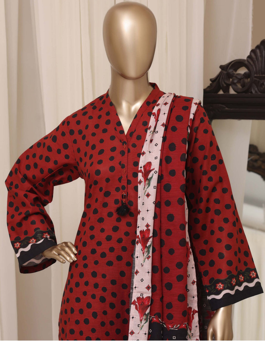 Sadabahar Stitched Printed Khaddar Collection - 2026 (D-09)