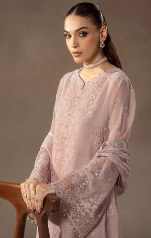 Afsanah by Lamisah | Unstitched Luxury Chiffon Formal Collection - 2025 (BLUSH PETAL)