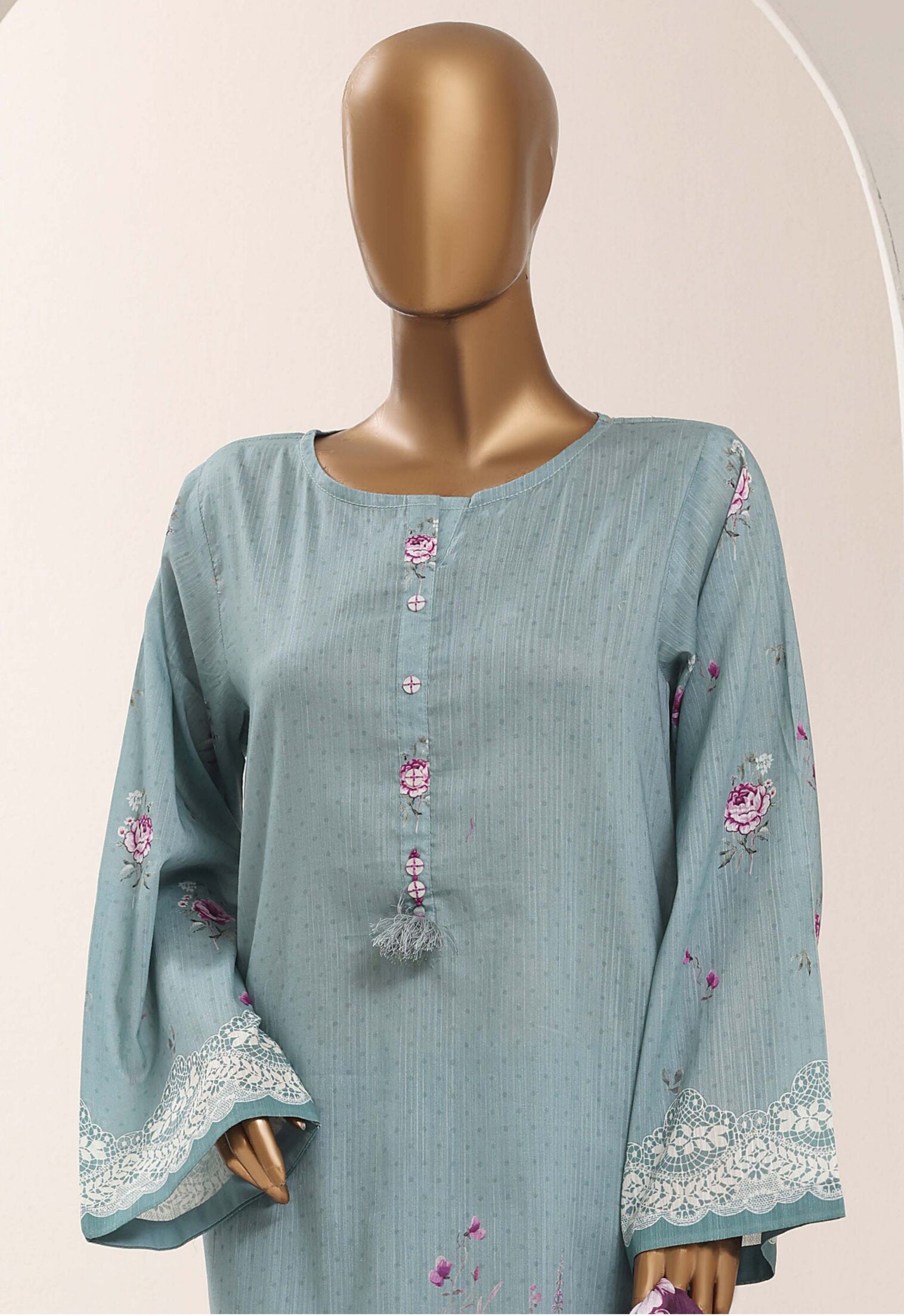 Sadabahar Stitched Printed Lawn Vol-12 Collection – 2026 (D-09)