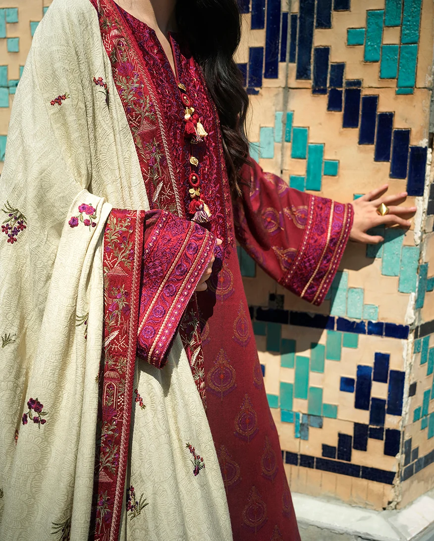 Broadway by Mushq | Unstitched Embroidered Viscose Collection'26 (CELESTIAL QUEEN)