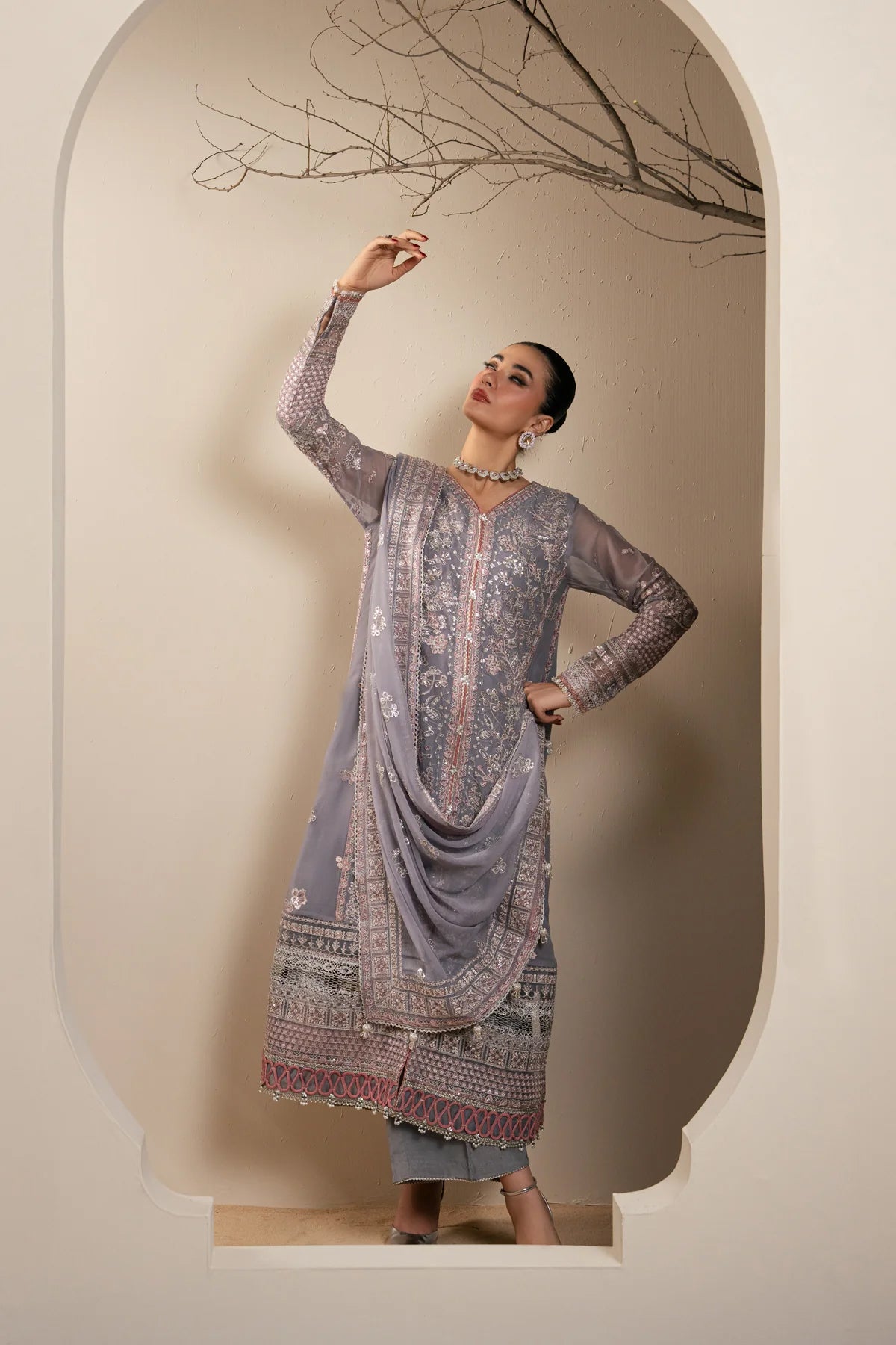Kalani by Xenia | Unstitched Embroidered Luxury Formal Collection - 2026 (ISARA)