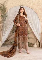 Merrachi by Tawakkal | Unstitched Embroidered Fancy Lawn Collection – 2026 (D-09)