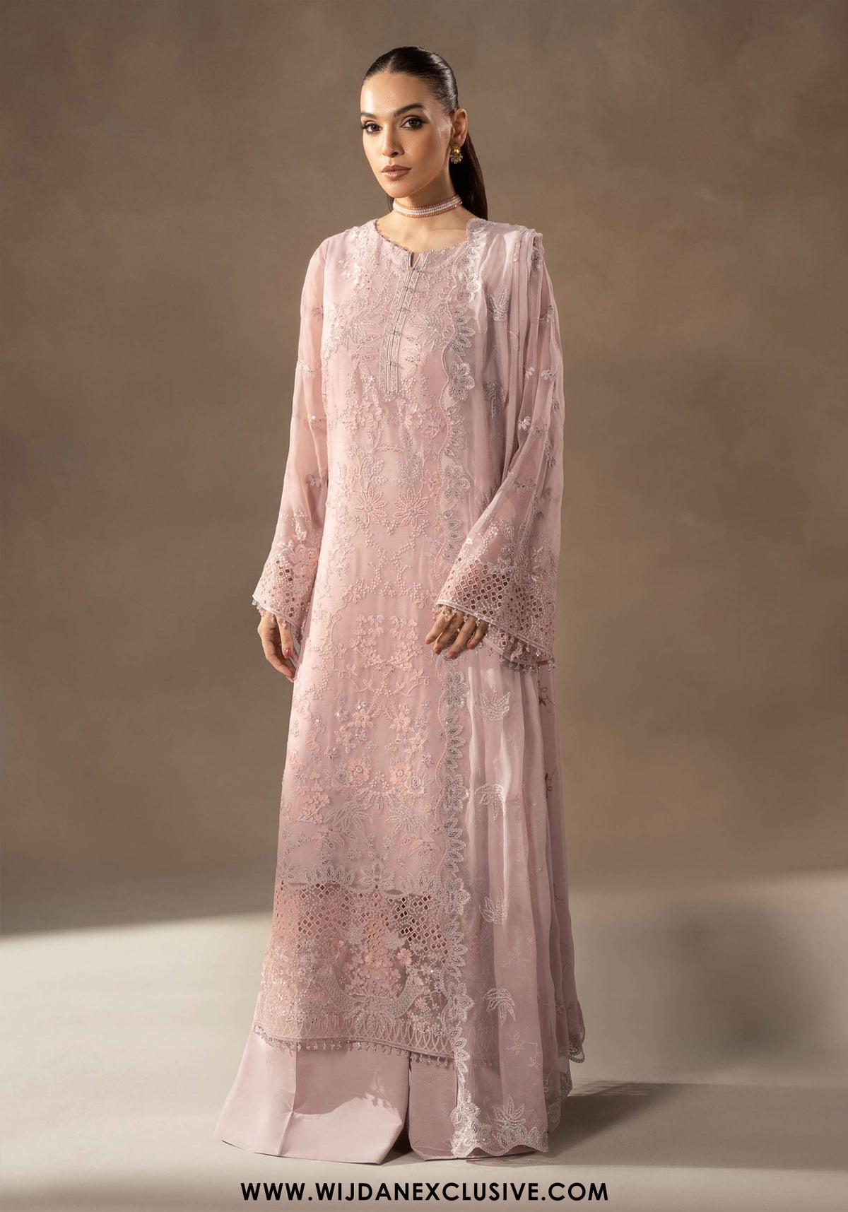 Afsanah by Lamisah | Unstitched Luxury Chiffon Formal Collection - 2025 (BLUSH PETAL)