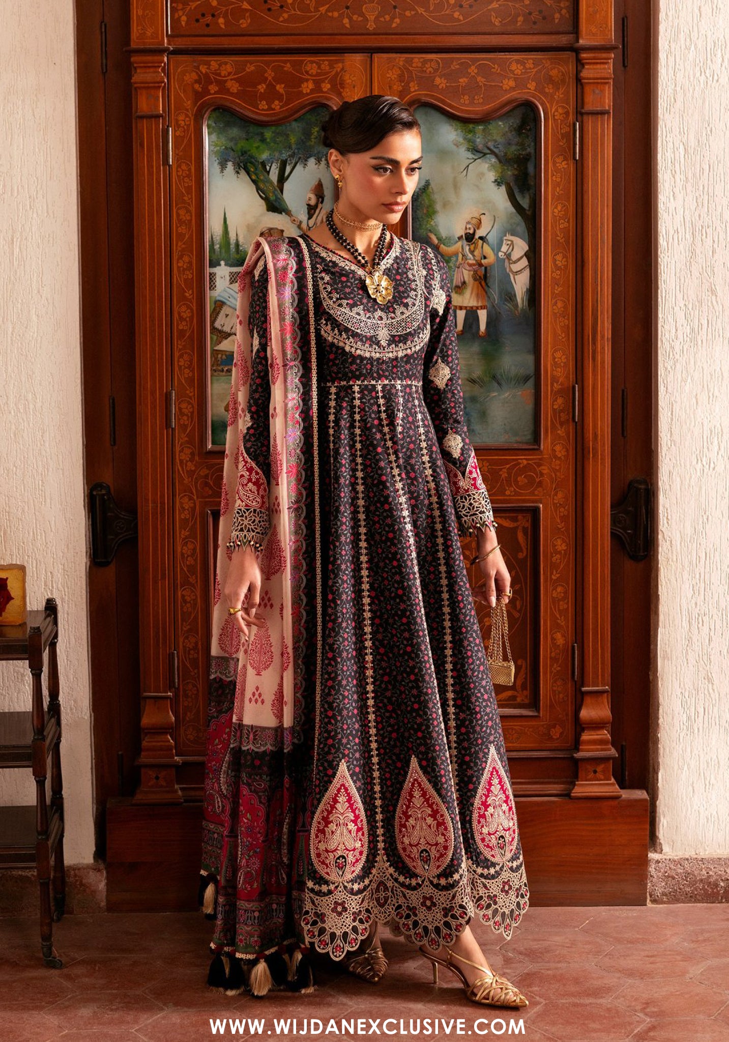 Shahkaar by Jazmin | Unstitched Luxury Eid Lawn S'S - 2026 (D-09)