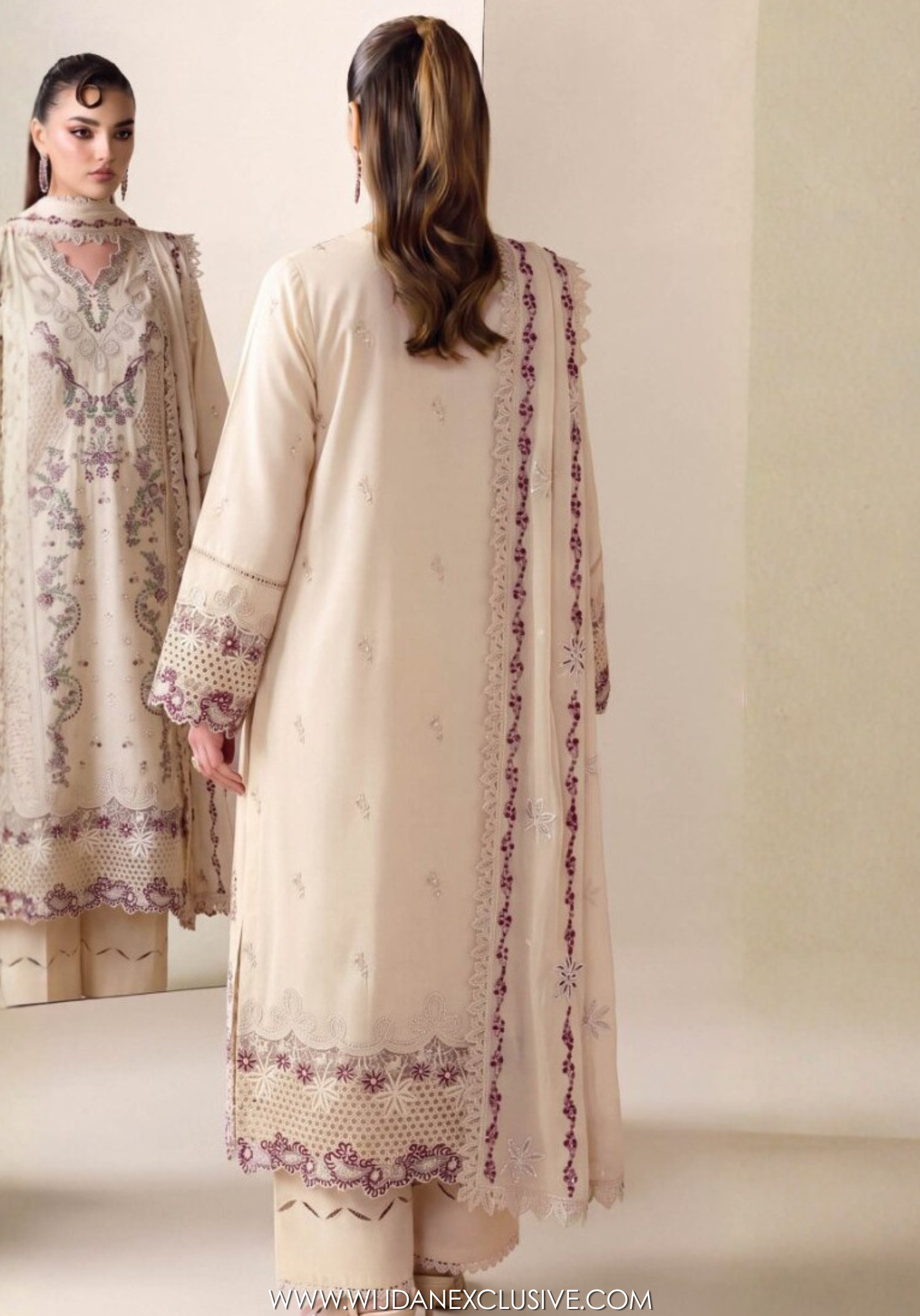 Fasana by Ramsha | Unstitched Luxury Lawn Vol-01 Collection - 2026 (D-09)