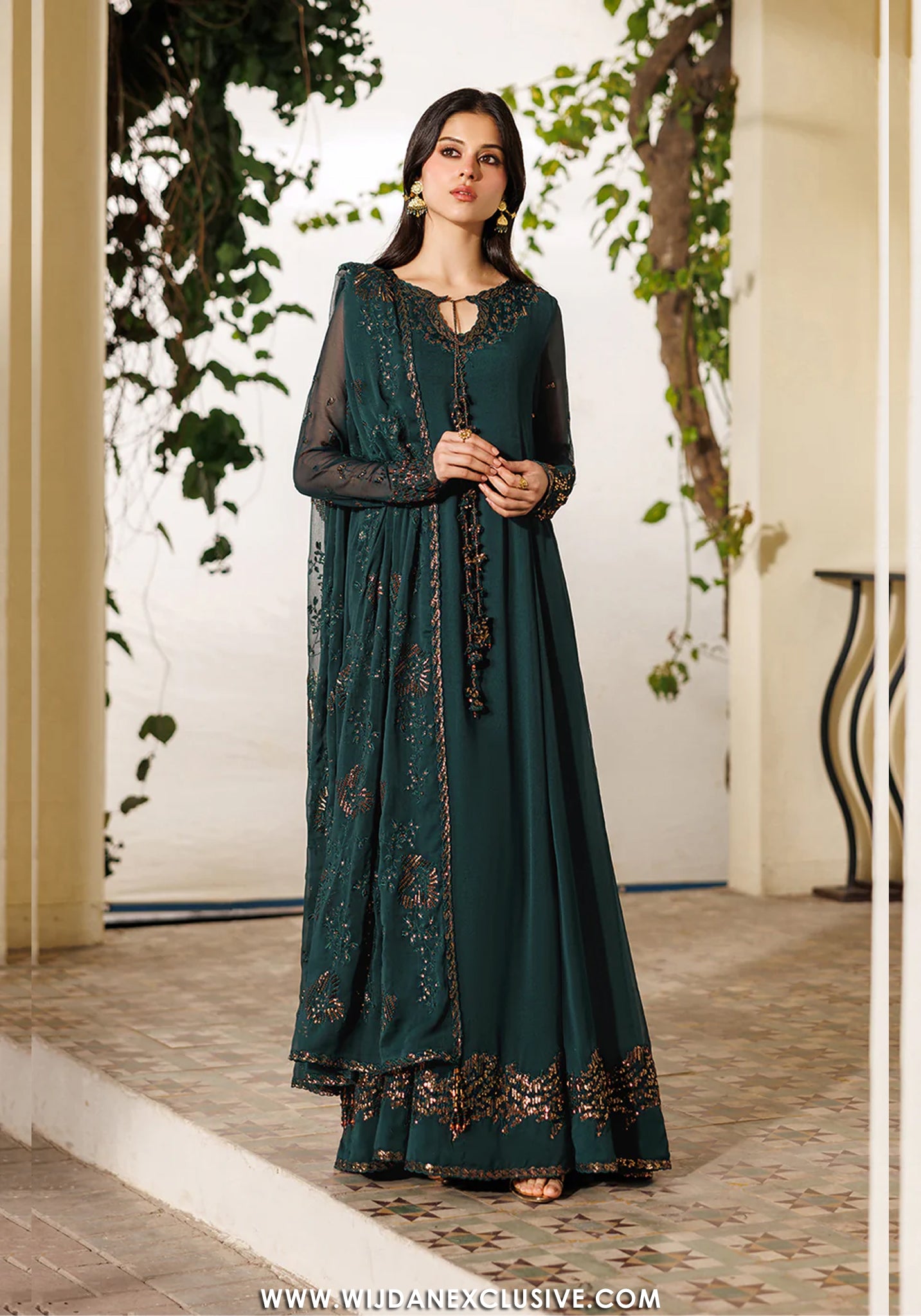 Iznik Unstitched Embroidered Chiffon Semi-Formals Collection - 2026 CC-96