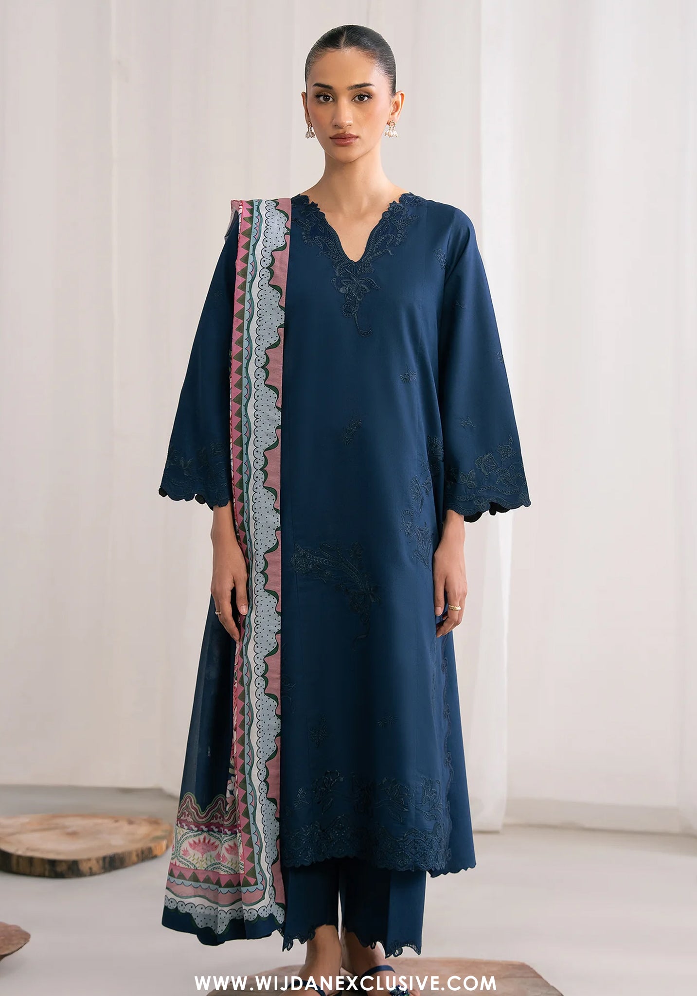 Nysa by Seran | Unstitched Printed & Embroidered Cambric Collection'26 (NERELLE)