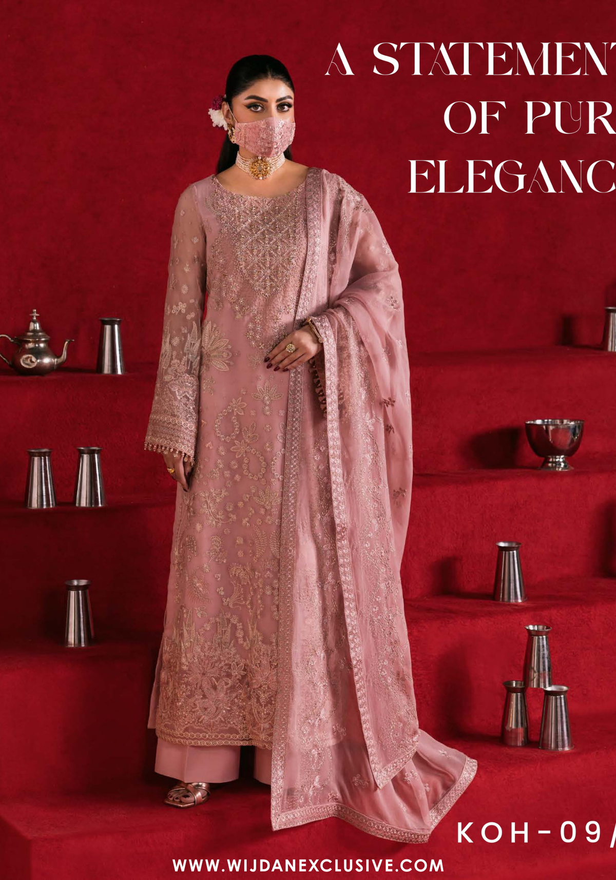 Flossie Kohinoor Unstitched Luxury Chiffon Collection - 2025 K-109