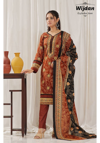 Designer Lawn 3PC Printed Collection D-09