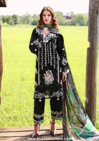 The Secret Garden by Mushq | Unstitched Embroidered Lawn Collection - 2026 (NIGHTSHADE BLOOM)