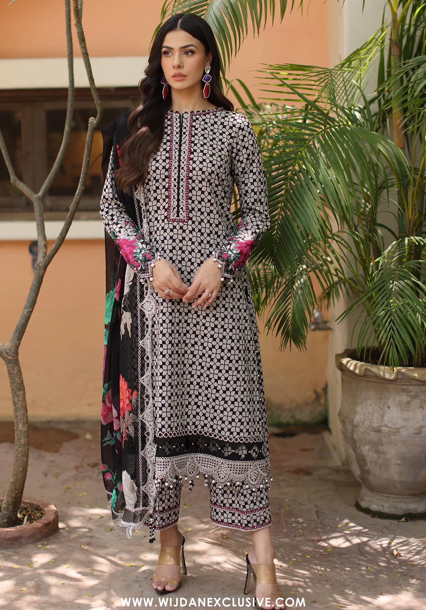 Combination by Charizma | Unstitched Embroidered Lawn Collection Vol - I (CC6-05)