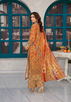Gulaal Exclusive Printed Luxury Lawn Vol-02 by Aalaya D-09