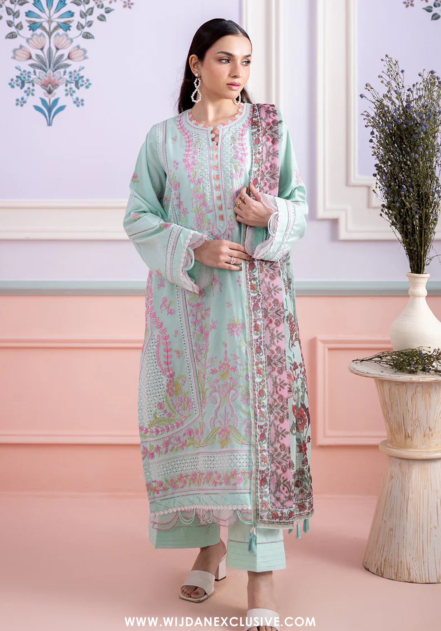 Zellbury Unstitched Signature Jacquard Embroidered Collection - 2026 (WUS-0515)