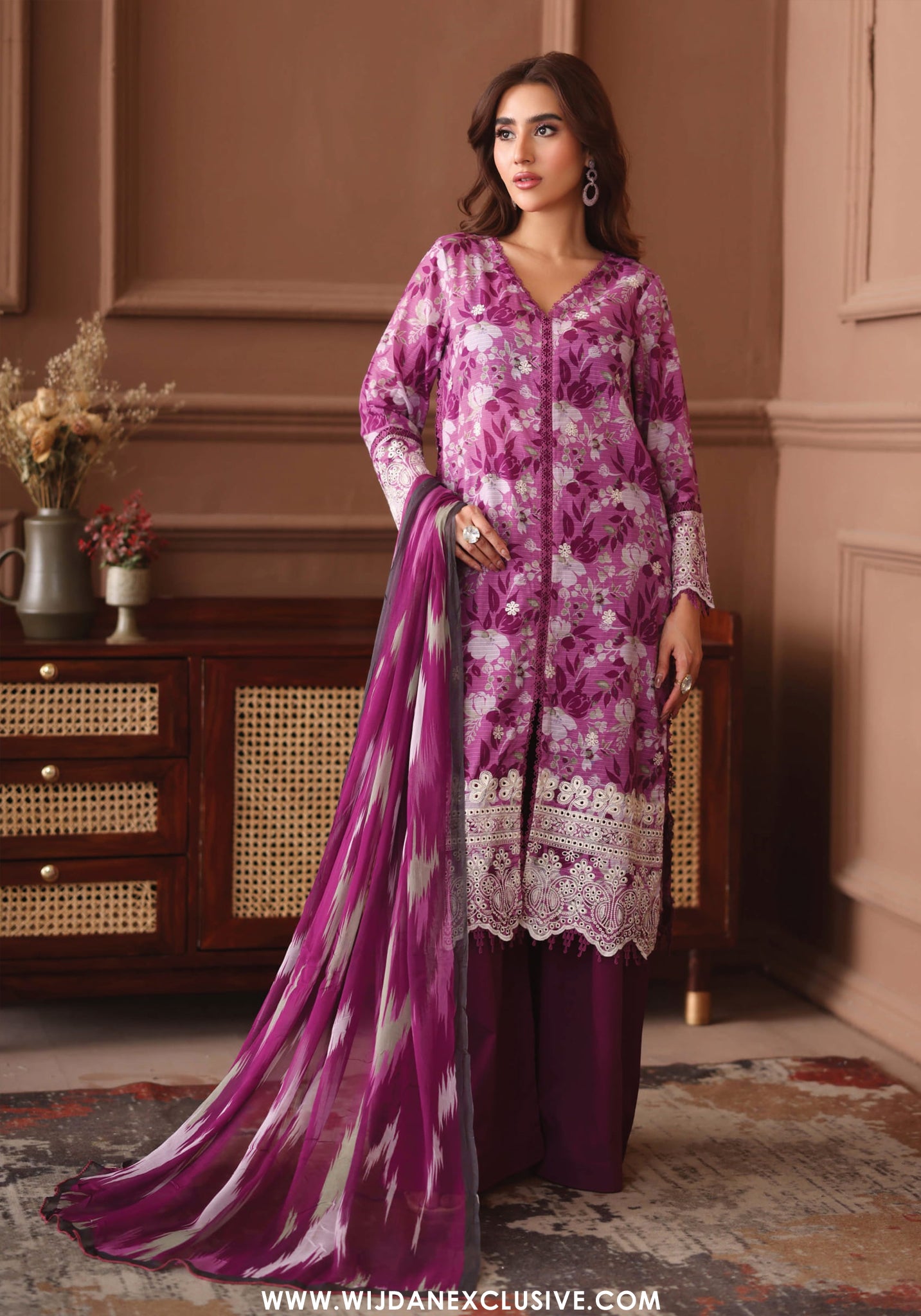 Keyaan by Johra | Unstitched Embroidered Chikankari Lawn Collection - 2026 JH-1024