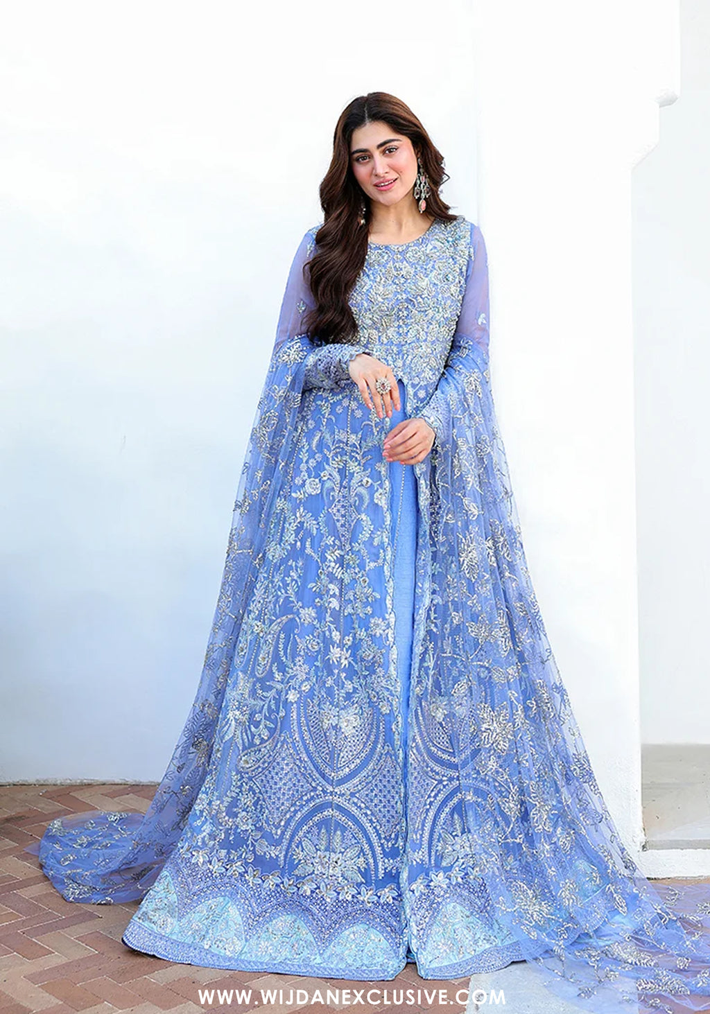 Bachelorette Chronicles by Mushq | Unstitched Embroidered Chiffon Collection'26 (BLUSHING BRIDDE)