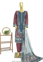 Bin Saeed Stitched Exclusive Printed Lawn Vol-09 Collection – 2026 (D-08)