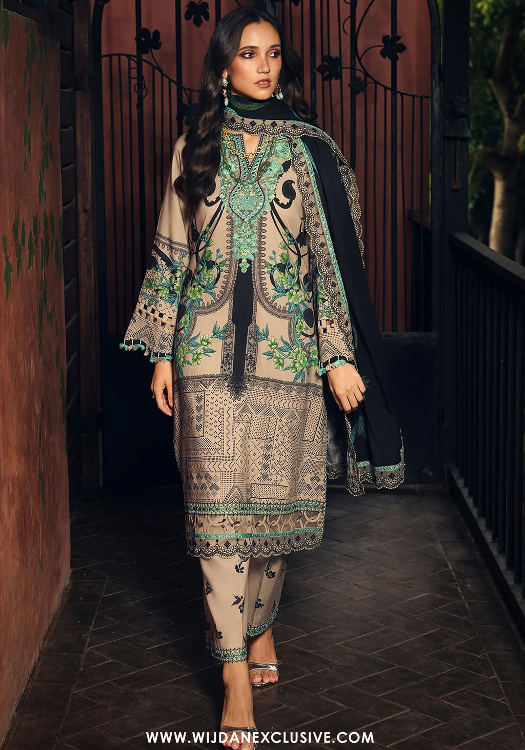 Aniiq by Charizma | Unstitched Embroidered Linen Vol-II Collection'26 (ANW7-19)