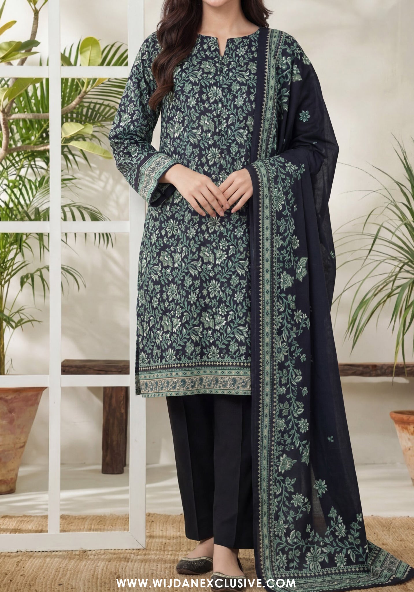 VS Daman unstitched Exclusive Printed Lawn Vol-04 Collection - 2026 (D-851)
