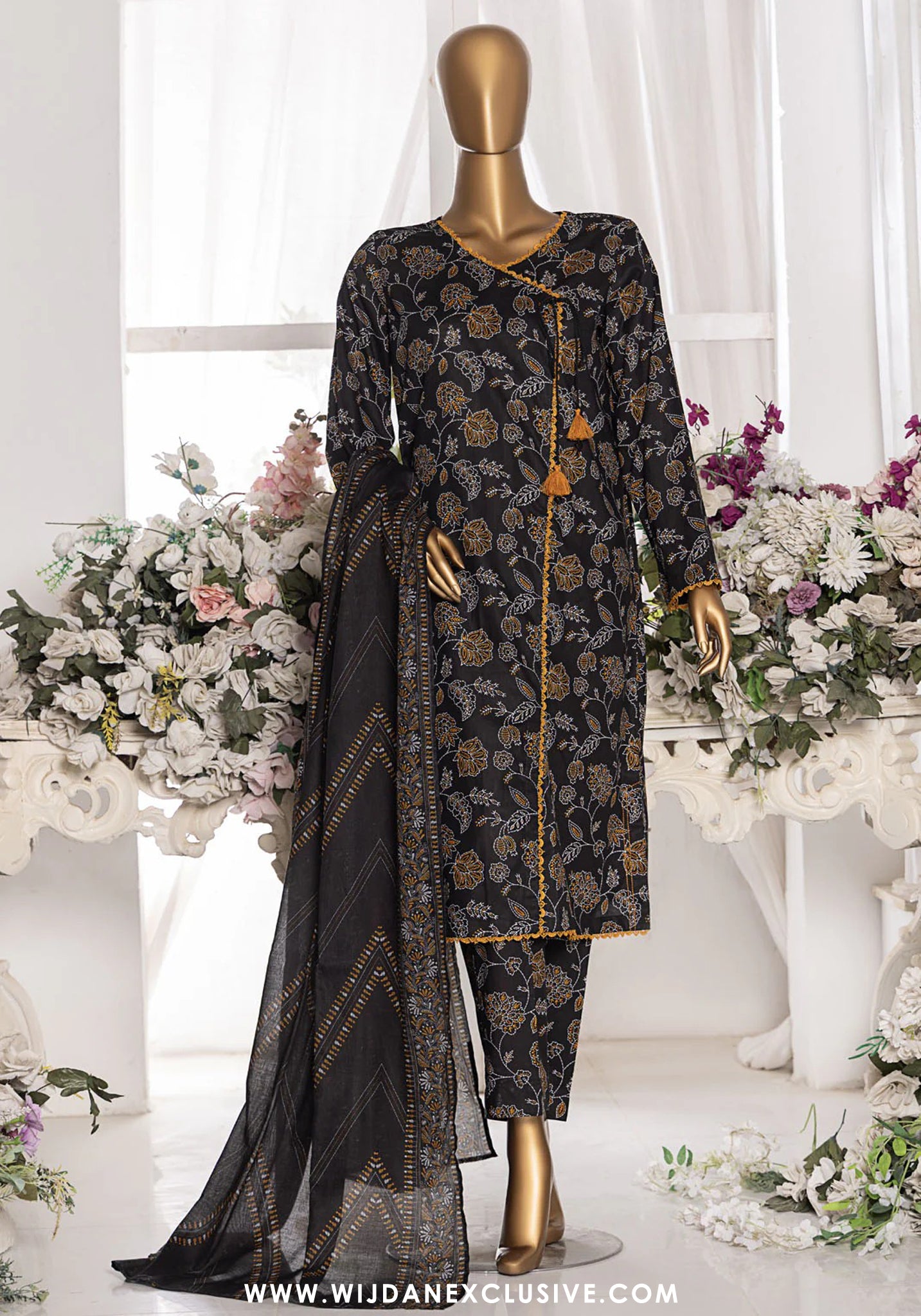 HZ Mid Summer Unstitched Printed Cambric Collection MSC-203-A